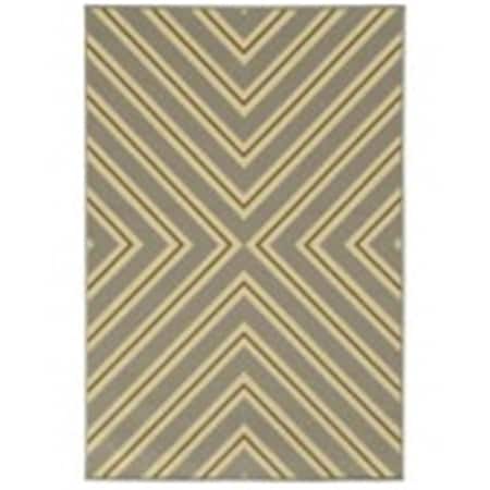 Sphinx By Oriental Weavers Oriental Weavers Riviera 4589P 9x13 Rectangle - Grey/ Ivory-Polypropylene R4589P259396ST